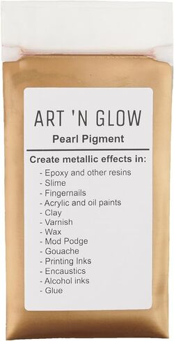Mica Pearl Pigment Powder (Pearl White) - (.88 Ounce/25 Grams) - 10+ Colors Available in Kuwait
