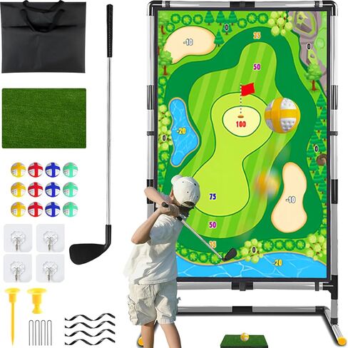 لعبة Chipping Golf و Battle Golf with Golf Club & Hittting Mat و Chip Sticky Practice Golf Game Game for البالغين للأطفال في الهواء الطلق في الهواء الطلق in Kuwait