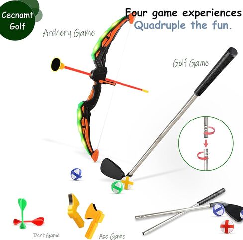 لعبة Chipping Golf و Battle Golf with Golf Club & Hittting Mat و Chip Sticky Practice Golf Game Game for البالغين للأطفال في الهواء الطلق في الهواء الطلق in Kuwait