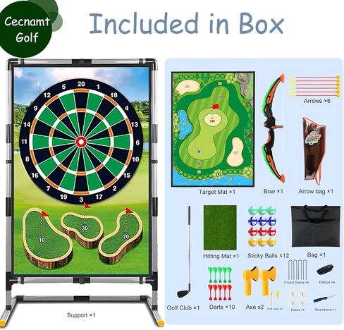 لعبة Chipping Golf و Battle Golf with Golf Club & Hittting Mat و Chip Sticky Practice Golf Game Game for البالغين للأطفال في الهواء الطلق في الهواء الطلق in Kuwait