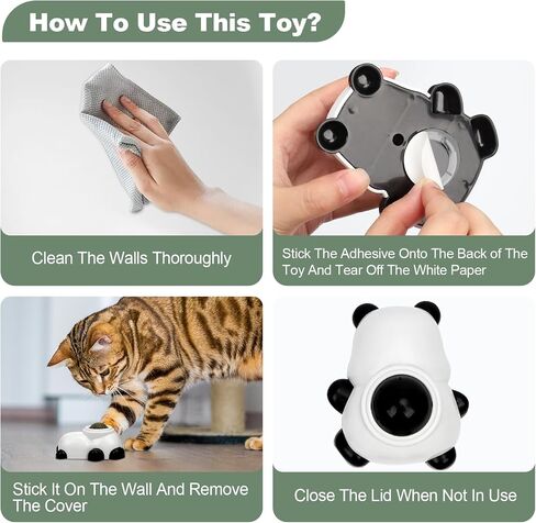 كرات Cat Nip Ball Catnip لألعاب Cat nip للقطط الداخلية كرات النعناع البسيطة التي تلتصق على الحائط 5 قطعة (3 كرات من النعناع البري ، 2 كرات المرارة) مع كراتين Catnip بديلين كحاضرين in Saudi Arabia