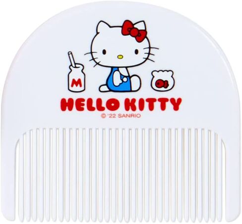 Sanrio 795704 Mirror Comb with Vinyl Case, My Melody, My Melody, Fashionable Miscellaneous Goods ~ HabaitaSanrio ~ Character 3.3 x 0.5 x 3.2 inches (8.5 x 1.2 x 8.2 cm) in Saudi Arabia