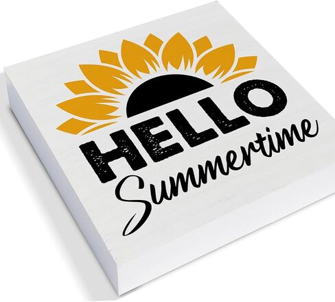 Summer Decor for Home Farmhouse Summer Vibe Tiered Tray Decor 3 Pcs Decorative Wood Box Signs Table Desk Shelf Decoration in Saudi Arabia