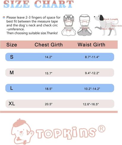 تنورة الكلاب ، فستان رياضة جرو ، ملابس الحيوانات الأليفة في صيف athleisure للكلاب الصغيرة المتوسطة ، ملابس الكلاب القابلة للتعديل مع أزرار ، ملابس القط (بيضاء الخنصر ، كبيرة ، 2 قطعة) in Kuwait