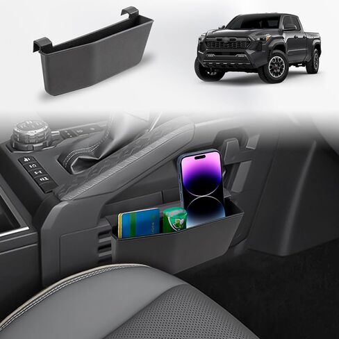Center Console Organizer Compatible with Toyota Tacoma 2024 Front Door Handle Storage Box Interior Insert Tray Accessories in Kuwait