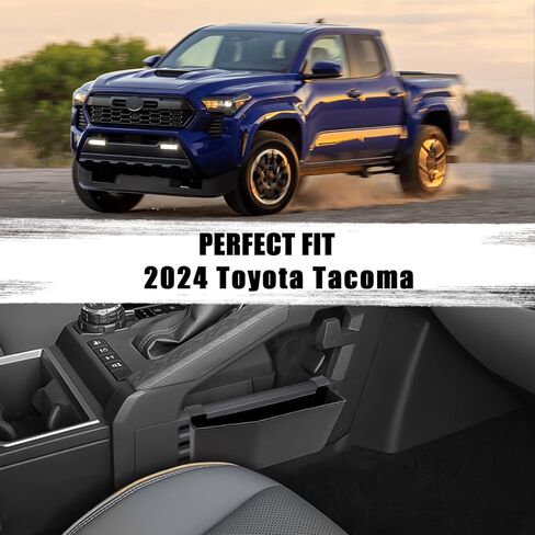 Center Console Organizer Compatible with Toyota Tacoma 2024 Front Door Handle Storage Box Interior Insert Tray Accessories in Kuwait