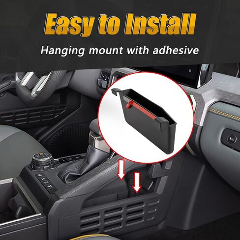 Center Console Organizer Compatible with Toyota Tacoma 2024 Front Door Handle Storage Box Interior Insert Tray Accessories in Kuwait