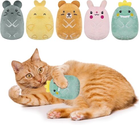 ألعاب Catnip 5pcs ، ألعاب القطة المضحكة ، ألعاب القط المقاومة للدغة ، ألعاب القط الكرتونية الداخلية للقط ، ألعاب القط in Kuwait