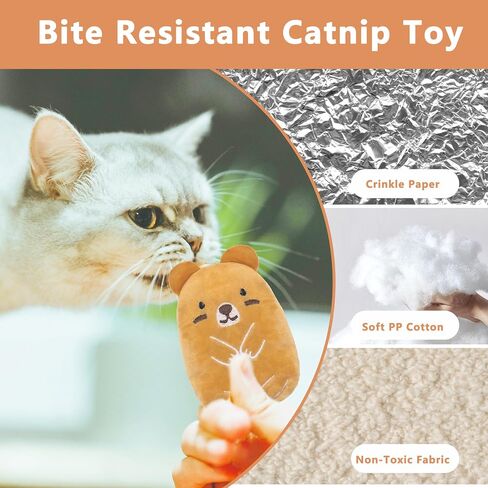ألعاب Catnip 5pcs ، ألعاب القطة المضحكة ، ألعاب القط المقاومة للدغة ، ألعاب القط الكرتونية الداخلية للقط ، ألعاب القط in Kuwait