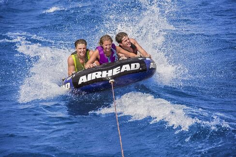 Airhead Slice | 1-2 Rider Towable Tube for Boating, Purple and Black (AHSL-4W) in Saudi Arabia