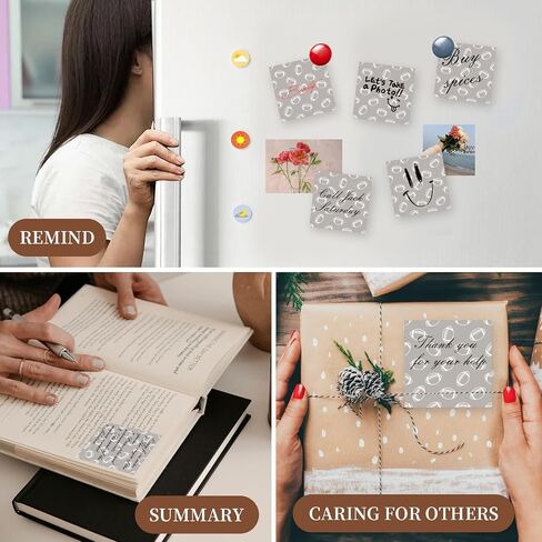 Sticky Notes 3x3 Inches, Cute Self-Stick Pads, Funny Self-Sticky Note Pads for Office, Home, Organization Brown Cow Print in Kuwait