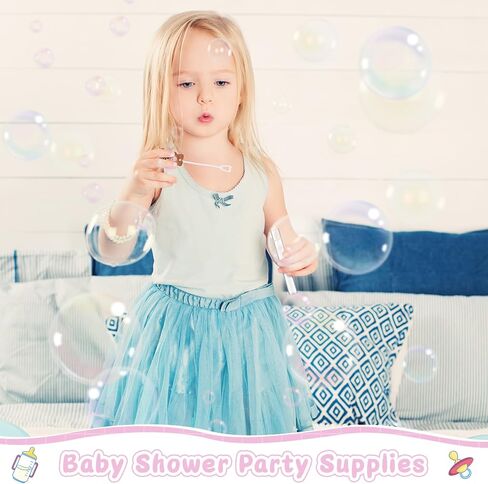 24 Pcs Bear Bubble Wands Bulk Mini Bubble Wands for Baby Shower Boys Baptism Birthday Bear Theme Party Supplies Summer Gift Toys Classroom Prizes in Kuwait