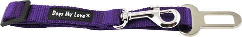 الكلاب حبي قابل للتعديل 11 "-18" Long Leash Car Car Dog Safety Belt 3/4 "متوسط ​​مركبة الرصاص (الأزرق) in Kuwait