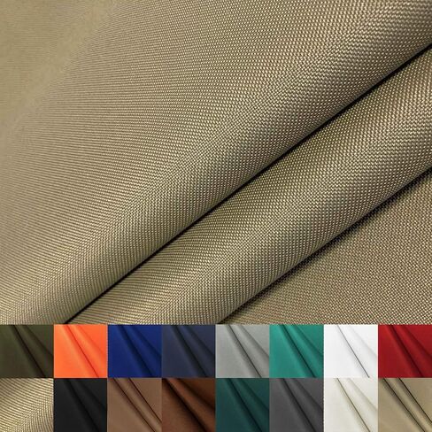 نسيج مقاوم للماء من ساحة 600D Cordura Canvas Fabric 58 بوصة للفناء الداخلي في الهواء الطلق 1 ياردة ، أسود in Kuwait