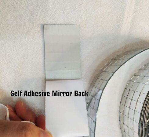 حمراء الفسيفساء المرآة الزجاجية الحمراء ، 2400pcs 5 × 5 مم من البلاط المرآة DIY ، قبعة رعاة البقر ، المزهرية ، الزجاجة ، الديكور الداخلي (أحمر ، 2400 ٪) in Kuwait