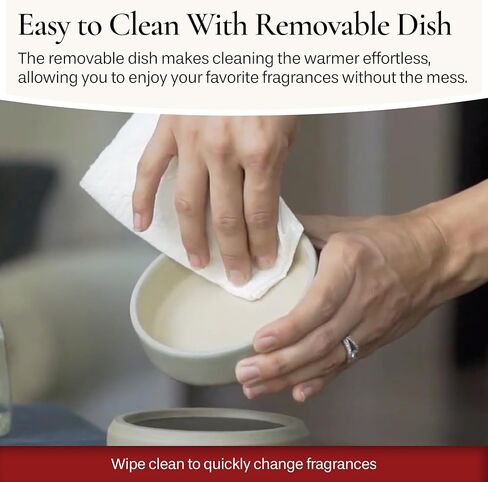 Candle Warmers ETC 2-in-1 Candle and Fragrance Warmer for Warming Scented Candles or Wax Melts and Tarts with to Freshen Room, Cream and Gold Lattice in Kuwait