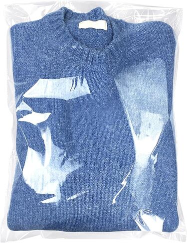 Clear Resealable Cellophane Plastic Bags Self Adhesive for Packaging Shirts, Clothing and Products,50 Pcs 10x14 Inches Self Sealing Cellophane Bags in Kuwait