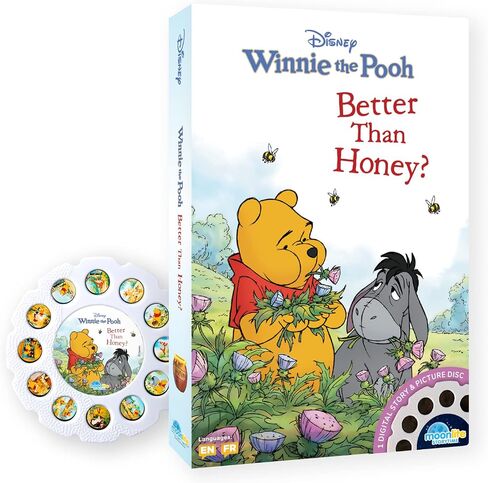 Moonlite Storybook Reels for Flashlight Projector ، أطفال الأطفال | ديزني ويني ذا بوه: Hide and Pooh Seek | قصة حزمة بكرة واحدة لمدة 12 شهرًا وما فوق in Kuwait