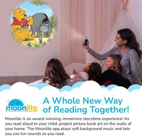 Moonlite Storybook Reels for Flashlight Projector ، أطفال الأطفال | ديزني ويني ذا بوه: Hide and Pooh Seek | قصة حزمة بكرة واحدة لمدة 12 شهرًا وما فوق in Kuwait