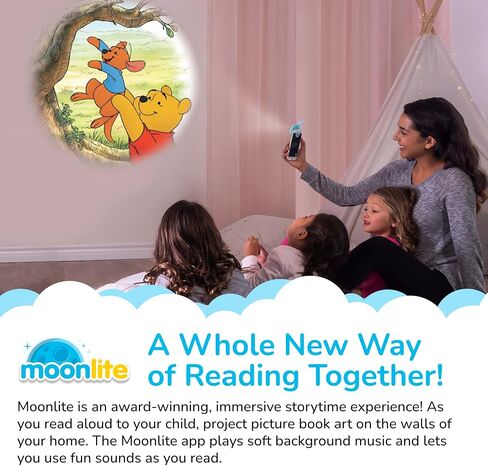 Moonlite Storybook Reels for Flashlight Projector ، أطفال الأطفال | ديزني ويني ذا بوه: Hide and Pooh Seek | قصة حزمة بكرة واحدة لمدة 12 شهرًا وما فوق in Kuwait
