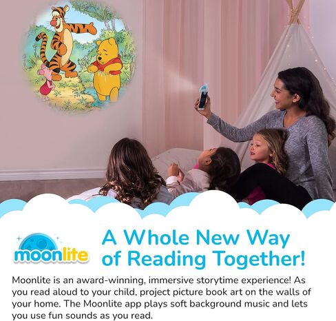Moonlite Storybook Reels for Flashlight Projector ، أطفال الأطفال | ديزني ويني ذا بوه: Hide and Pooh Seek | قصة حزمة بكرة واحدة لمدة 12 شهرًا وما فوق in Kuwait