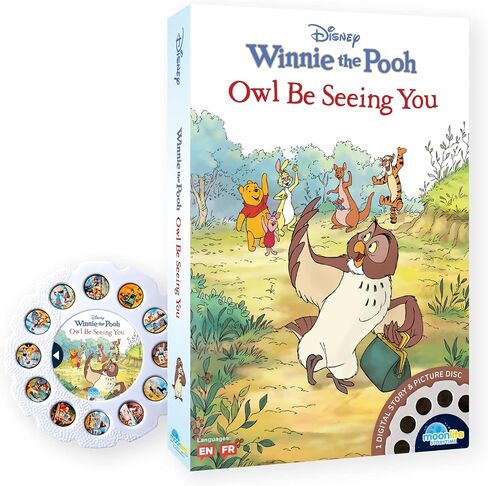 Moonlite Storybook Reels for Flashlight Projector ، أطفال الأطفال | ديزني ويني ذا بوه: Hide and Pooh Seek | قصة حزمة بكرة واحدة لمدة 12 شهرًا وما فوق in Kuwait