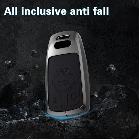 Key Fob Cover with Heavy-duty Keychain for Audi A4 A5 A6 Q3 Q5 Q7 TTS S4 RS4 R8 in Kuwait