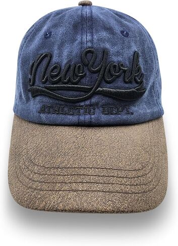 Vintage Khaki New York Logo Cap - Urban Style Adjustable Baseball Hat for Men & Women | Stylish Trucker Hat Mens Gorras para Hombres Originales in Saudi Arabia