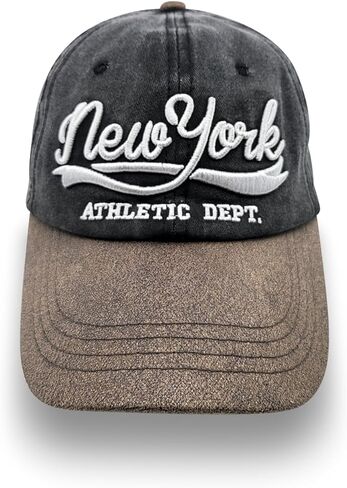 Vintage Khaki New York Logo Cap - Urban Style Adjustable Baseball Hat for Men & Women | Stylish Trucker Hat Mens Gorras para Hombres Originales in Saudi Arabia
