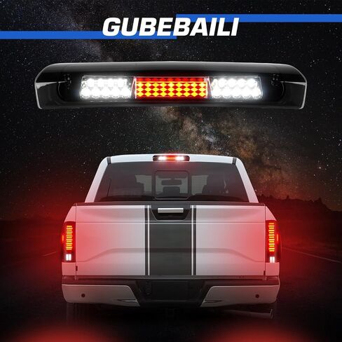 LED Tail Light + 3rd Brake Light Kit Fit for Dodge Ram 1500 2002-2006 / Fit for Dodge Ram 2500 3500 2003-2006 Rear Brake Cargo Lamp Taillight Assembly, Black Housing Smoke Lens in Saudi Arabia