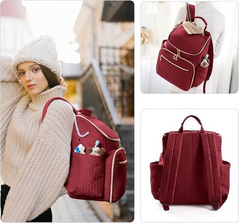 Knitting Bag Backpack, Large Crochet Backpack - Crochet Bag Organizer, Yarn Storage Organizer - Yarn Holder with 10 Pockets for Crochet Accessories, Knitting & Crochet Supplies, Crochet Gift in Kuwait