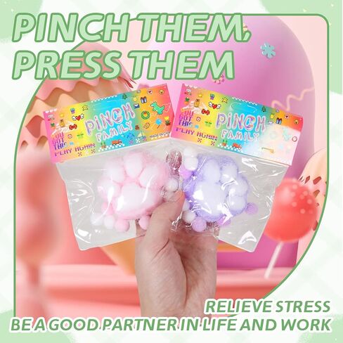 2pcs Squishy Hamster, Soft Hamster Stress Relief Toys, Fidget Squezze Toys Hamster for Kids & Adult Squishies Squeeze Toys for Children Christmas Party Favor Gift in Kuwait