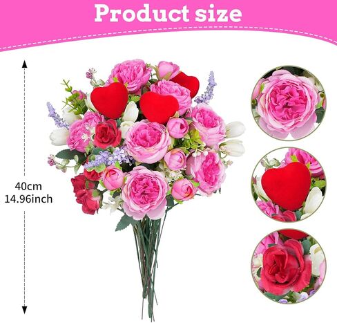 10Pcs Fake Lilac Flower Bouquet Purple Flowers Artificial Hyacinth Mix Bush Campanula Faux Silk Flower Bulk Arrangements for Table Centerpieces Home Kitchen Wedding Décor in Saudi Arabia
