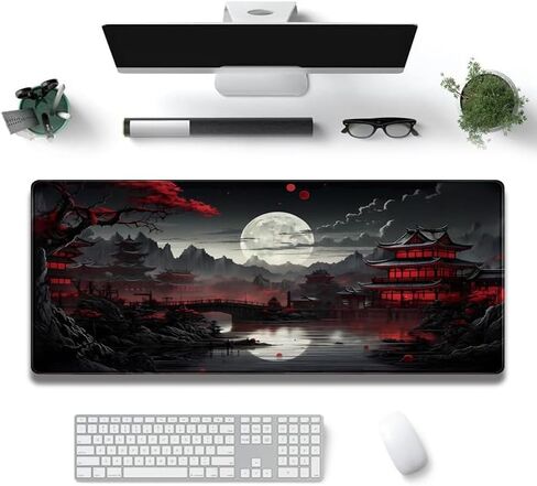 Excel Shortcut Keys Mouse Pad - Extended Large XXL Cheat Sheet Gaming Mousepad | PC Office Spreadsheet Keyboard Mat | Non-Slip Stitched Edge in Saudi Arabia