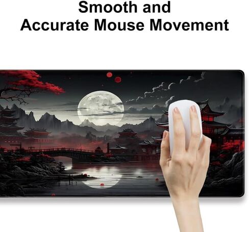 Excel Shortcut Keys Mouse Pad - Extended Large XXL Cheat Sheet Gaming Mousepad | PC Office Spreadsheet Keyboard Mat | Non-Slip Stitched Edge in Saudi Arabia