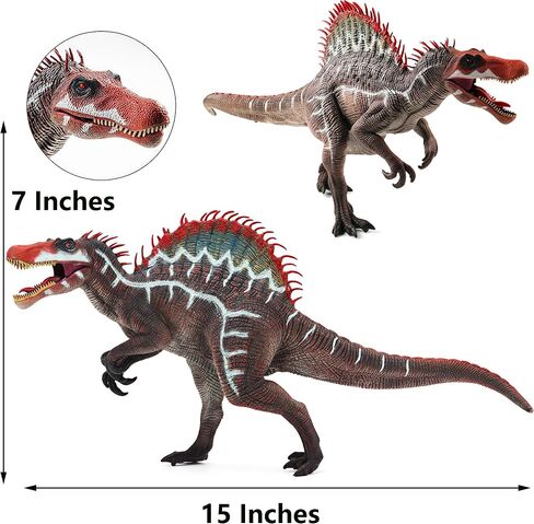 Gemini&Genius Spinosaurus Action Figure with Moveable Jaw Kids Dinosaur Toy in Kuwait