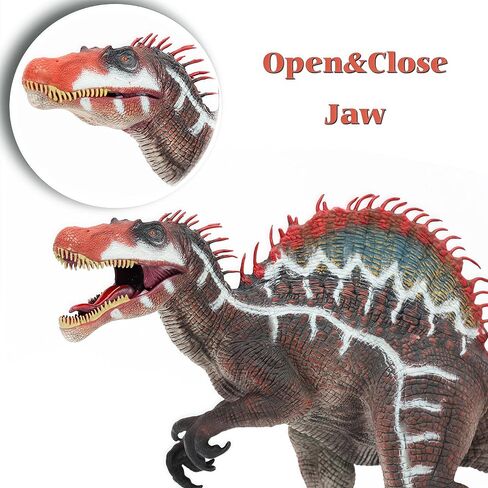 Gemini&Genius Spinosaurus Action Figure with Moveable Jaw Kids Dinosaur Toy in Kuwait