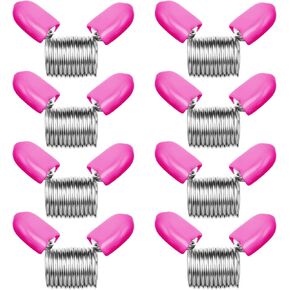 8Pcs Jewelry Making Spring Clamps for Jewelry Making Creative Wire Ends Jewelry Making Tool to Prevent from Falling for Handmade Bracelets Necklace