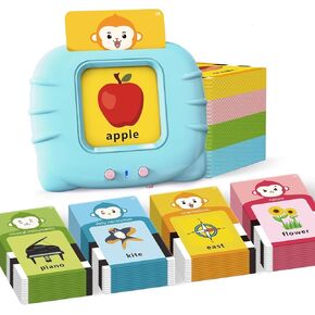 Talking Flash Cards for Toddlers 1 2 3 4 5 6-296 Sight Words, Pocket Speech for Toddlers, Sensory Speech Therapy Toys, Learning Toys for Montessori and Autism Children, Gifts for Toddlers