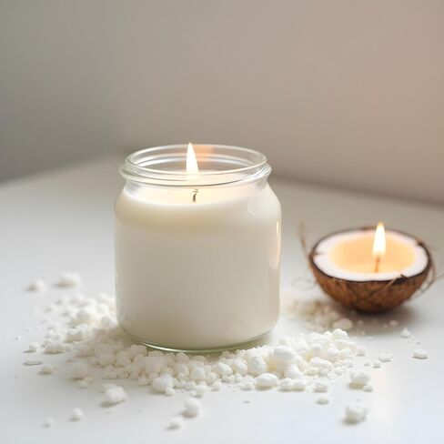 Pearl Sand Wax Scented Candle - Red, 16oz/454g, 15 Cotton Wicks, Eco-Friendly & Non-Toxic Refillable Sand Wax, Long-Lasting Fragrance, Ideal for DIY & Cozy Home Decor in Saudi Arabia