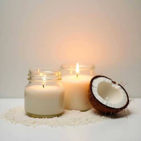 Pearl Sand Wax Scented Candle - Red, 16oz/454g, 15 Cotton Wicks, Eco-Friendly & Non-Toxic Refillable Sand Wax, Long-Lasting Fragrance, Ideal for DIY & Cozy Home Decor in Saudi Arabia