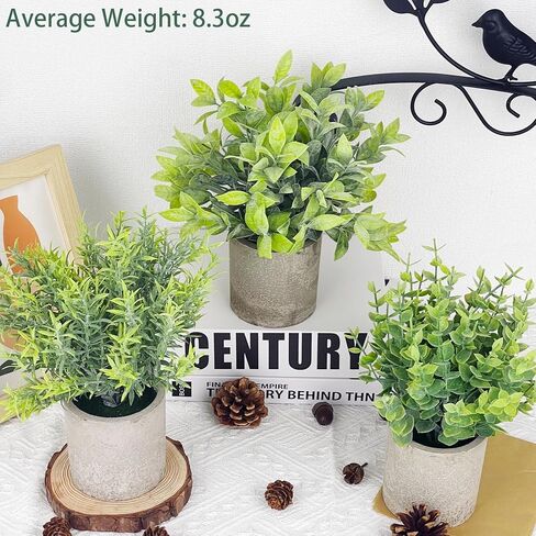 2 Pack Fake Plants 7" Small Potted Plants Artificial Plants Indoor Mini Greenery Plants for Indoor Decor Home Shelf Office Decor, Compact Black Round Pot in Saudi Arabia
