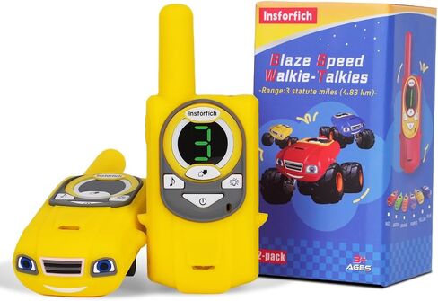 ألعاب للأولاد البالغ من العمر 3-12 عامًا ، تتحدث أولاد من أجل Kids 3 Channels 2 Way Radio Gifts مع Toys مع LCD Flashlight 3 KMS Range for Age 3 Up Boy والفتيات إلى الخارج ، والمشي لمسافات طويلة ، (أحمر) in Saudi Arabia