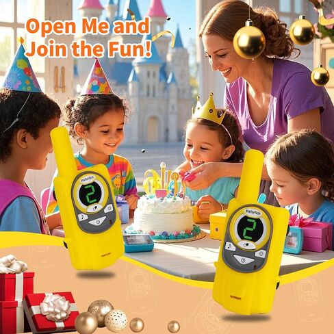 ألعاب للأولاد البالغ من العمر 3-12 عامًا ، تتحدث أولاد من أجل Kids 3 Channels 2 Way Radio Gifts مع Toys مع LCD Flashlight 3 KMS Range for Age 3 Up Boy والفتيات إلى الخارج ، والمشي لمسافات طويلة ، (أحمر) in Saudi Arabia