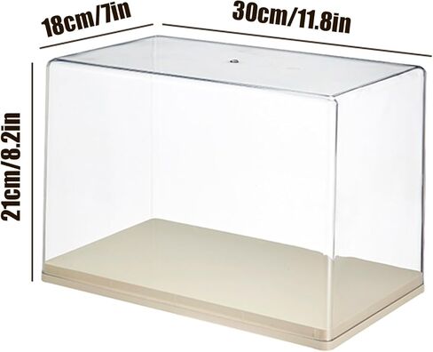 Display Case for Minifigures Action Figures Blocks, Display Box for PopMart Sonny Angel Figures with Three Layers of Stairs, Gifts for Minifigure Collectors Lovers in Kuwait