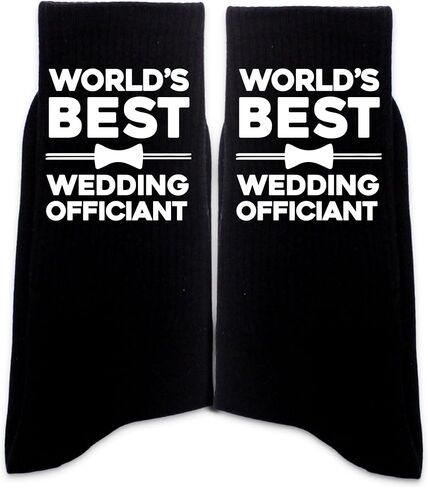 The Officiant Socks, Wedding Officiant Proposal Gift, Officiant Socks, Gifts For Officiant.(023) in Kuwait