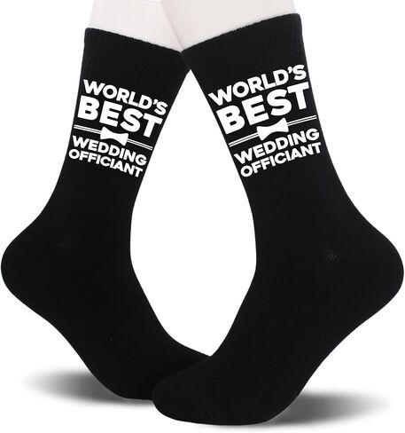 The Officiant Socks, Wedding Officiant Proposal Gift, Officiant Socks, Gifts For Officiant.(023) in Kuwait