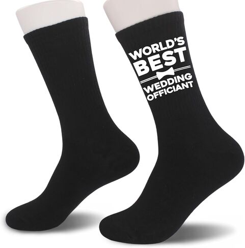The Officiant Socks, Wedding Officiant Proposal Gift, Officiant Socks, Gifts For Officiant.(023) in Kuwait