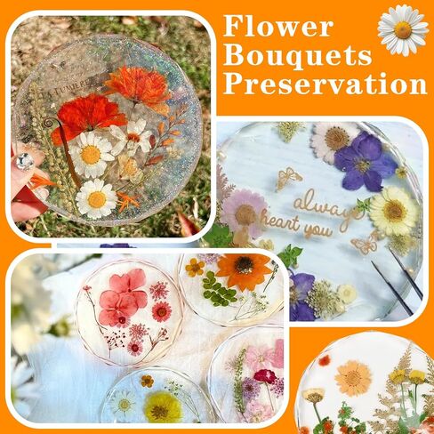 Coaster Molds for Epoxy Resin, Large 6 Cavity Resin Coaster Molds Silicone, 4 Inches Deep Round Square Hexagon Moldes para Resina Epoxica for Cups Mats, DIY Craft Flower Bouquet Preservation in Saudi Arabia