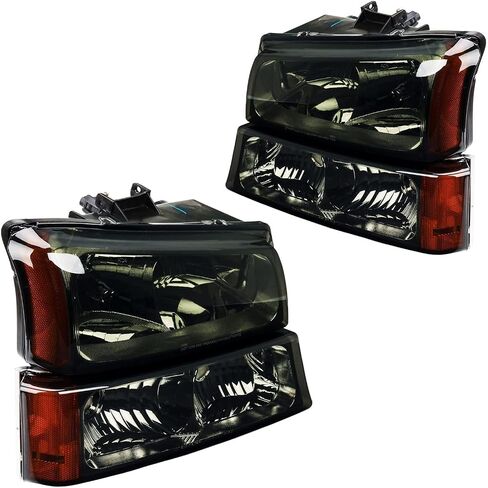 Torchbeam Headlight Assembly, Replacement for LAH367, Bumper Headlamp Black Housing Clear Reflector in Saudi Arabia